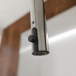 BLACKPOOL mengkraan keuken met uittrekbare uitloop, chroom