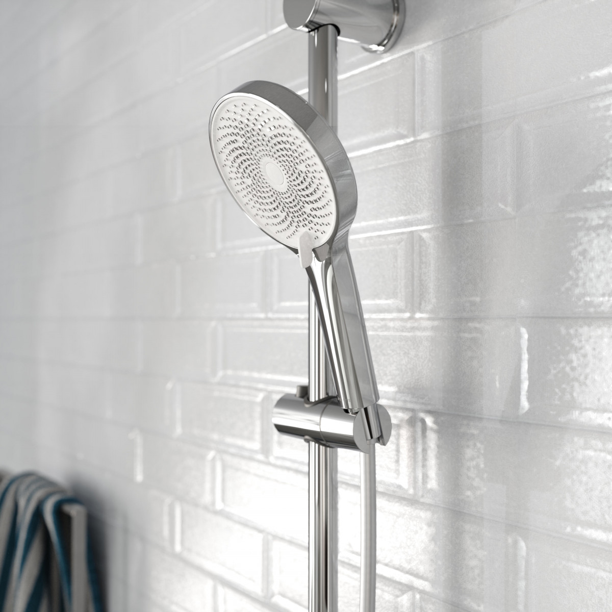 SAMOA RAIN Hand shower, chrome/ white