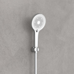 SAMOA RAIN handdouche, chroom/wit