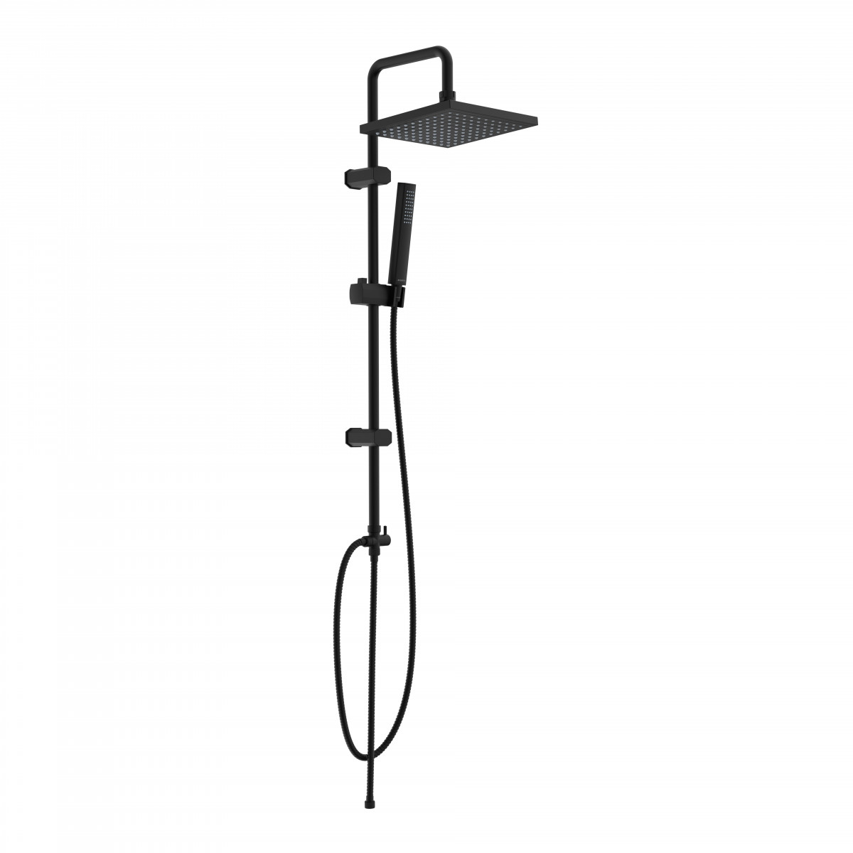 SCHÜTTE TOKYO Overhead showerset, black matt