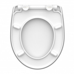 Abattant WC en Duroplast HG ICEBERG avec Frein de Chute et Déclipsable