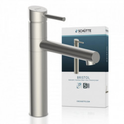 MASSIVE Sink mixer, stainless steel