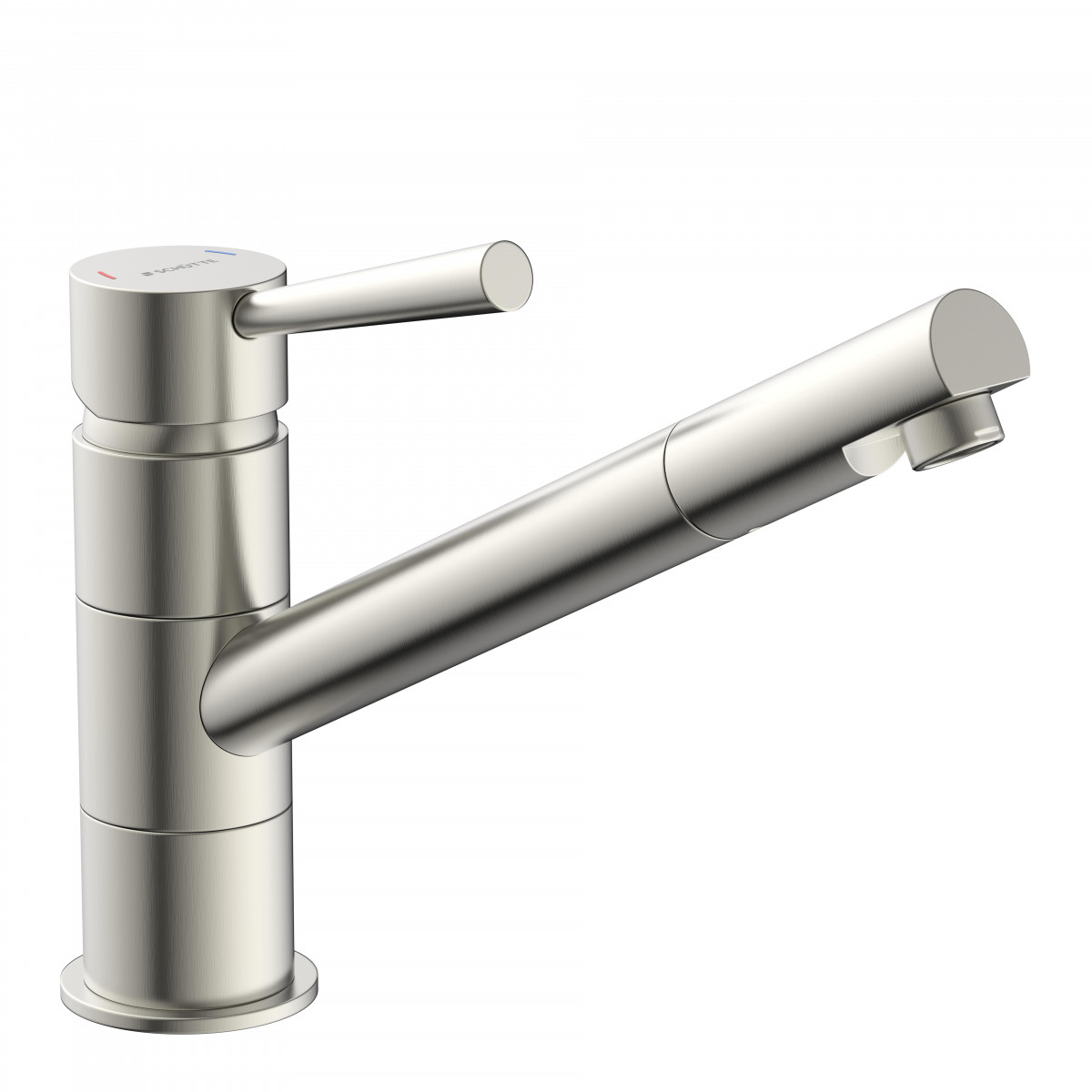 CORNWALL mitigeur cuisine, apparence acier inoxydable