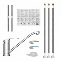 CELLINO Sink mixer low pressure, chrome