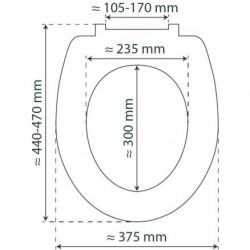 Duroplast Toilet Seat with soft close