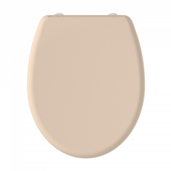 Duroplast WC-Bril BEIGE met Valrem en Afklikbaar
