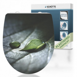 Duroplast High Gloss WC-Sitz RAINDROP, mit Absenkautomatik und Schnellverschluss