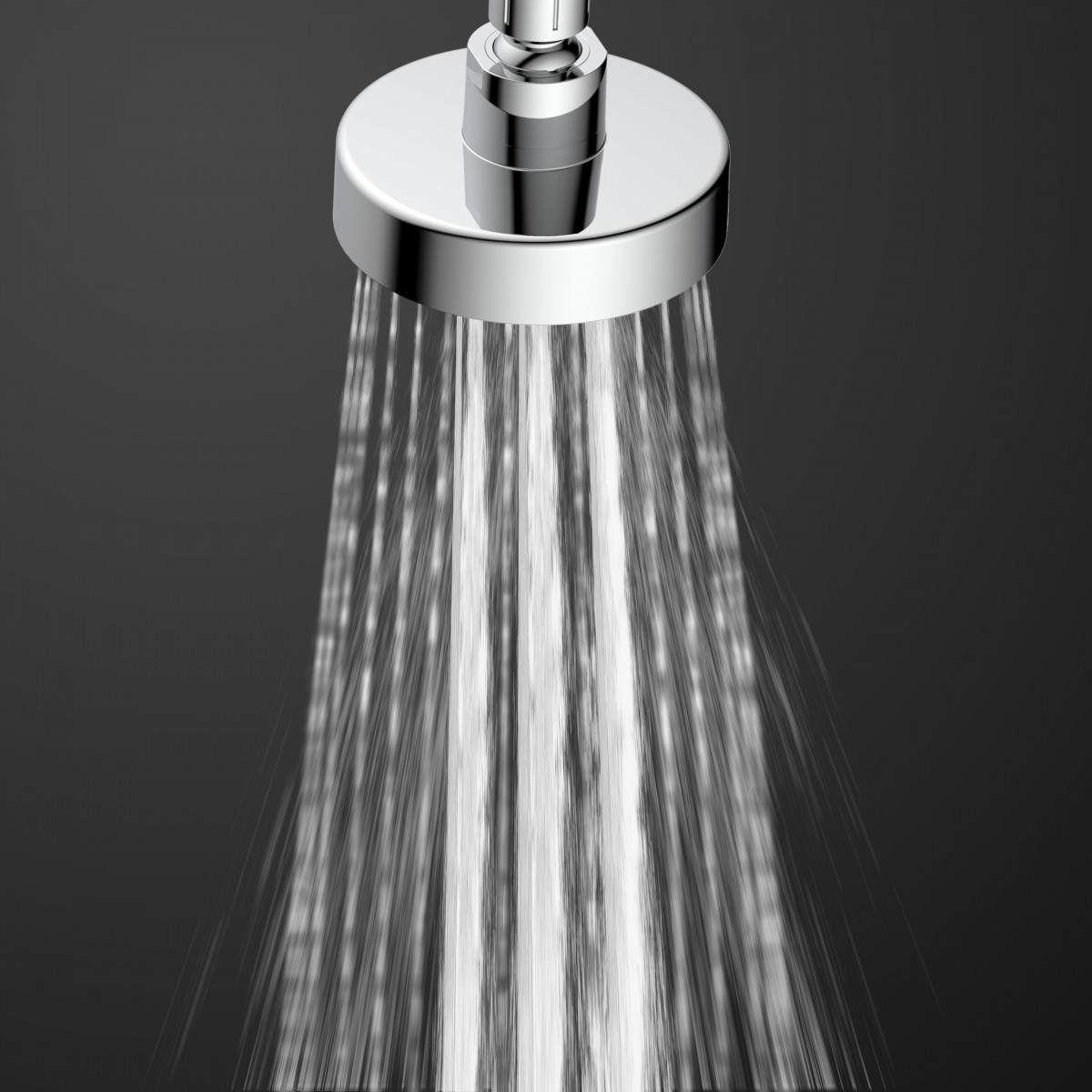 LEON Head shower, Chrome