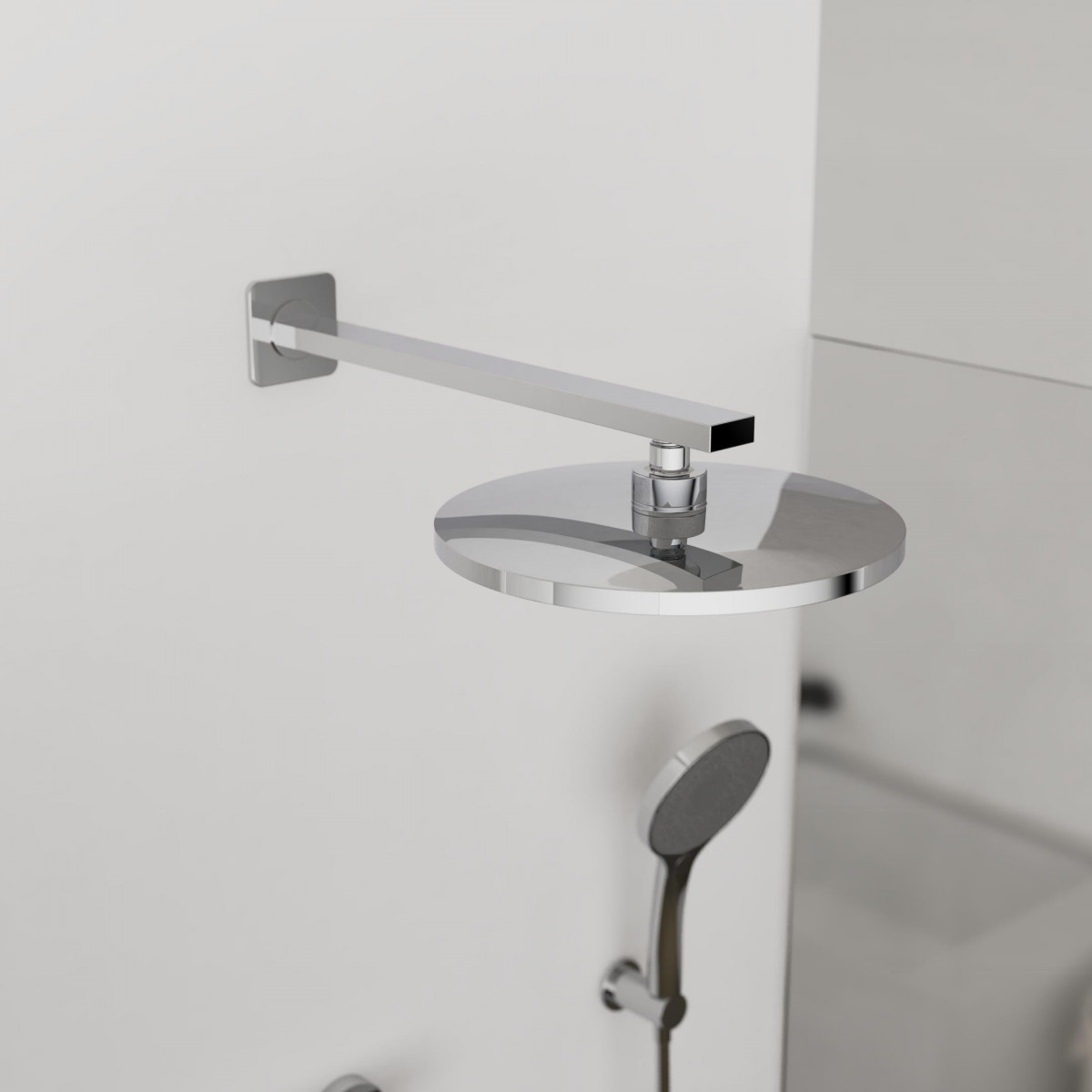 CAPRI Head Shower, chrome/anthracite
