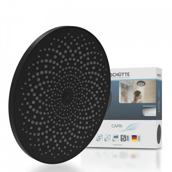 CAPRI Head Shower, matt black