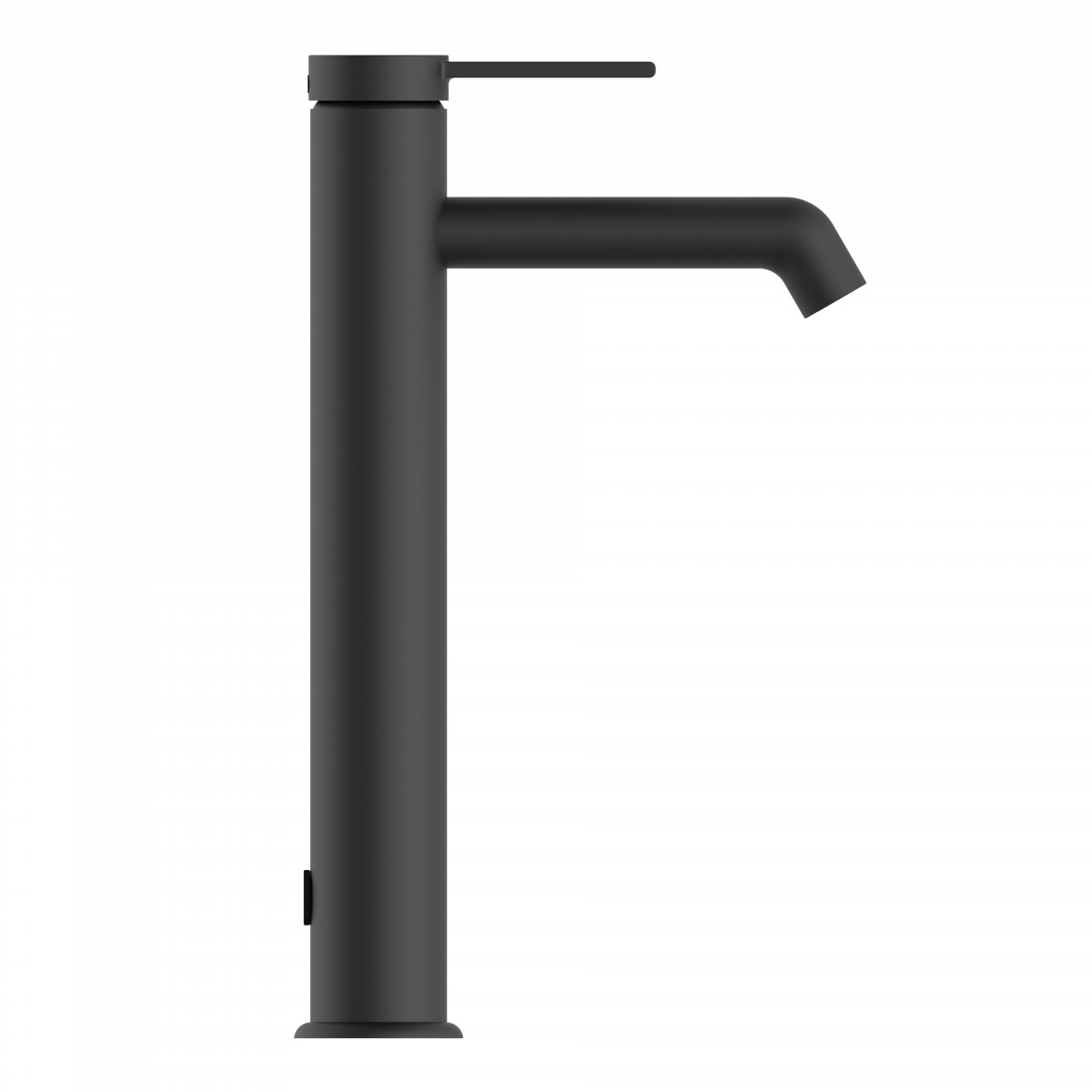 LOS ANGELES, Wash basin mixer for countertop washbasin, Black matt