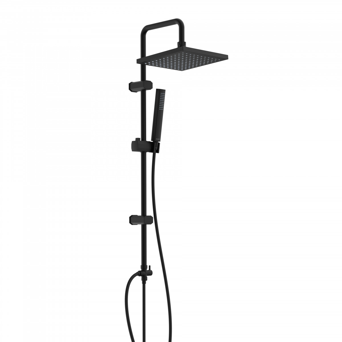 SCHÜTTE TOKYO Overhead showerset, black matt