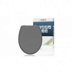 Duroplast Toilet Seat ANTHRAZIT with Soft Close and Quick Release