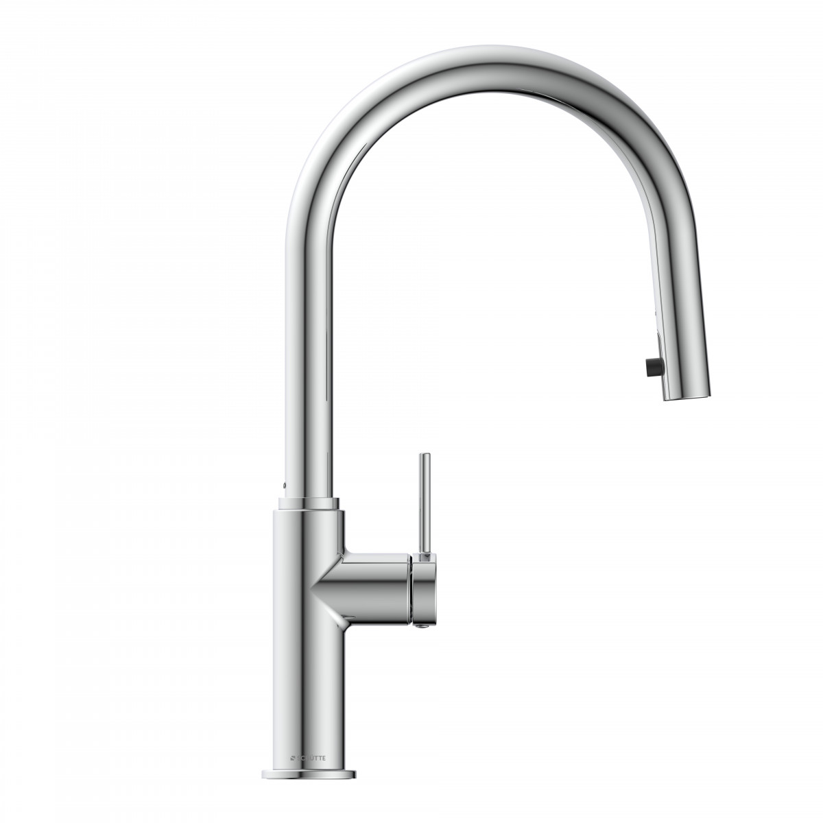 BLACKPOOL Sink mixer, chrome, with pull-out spout