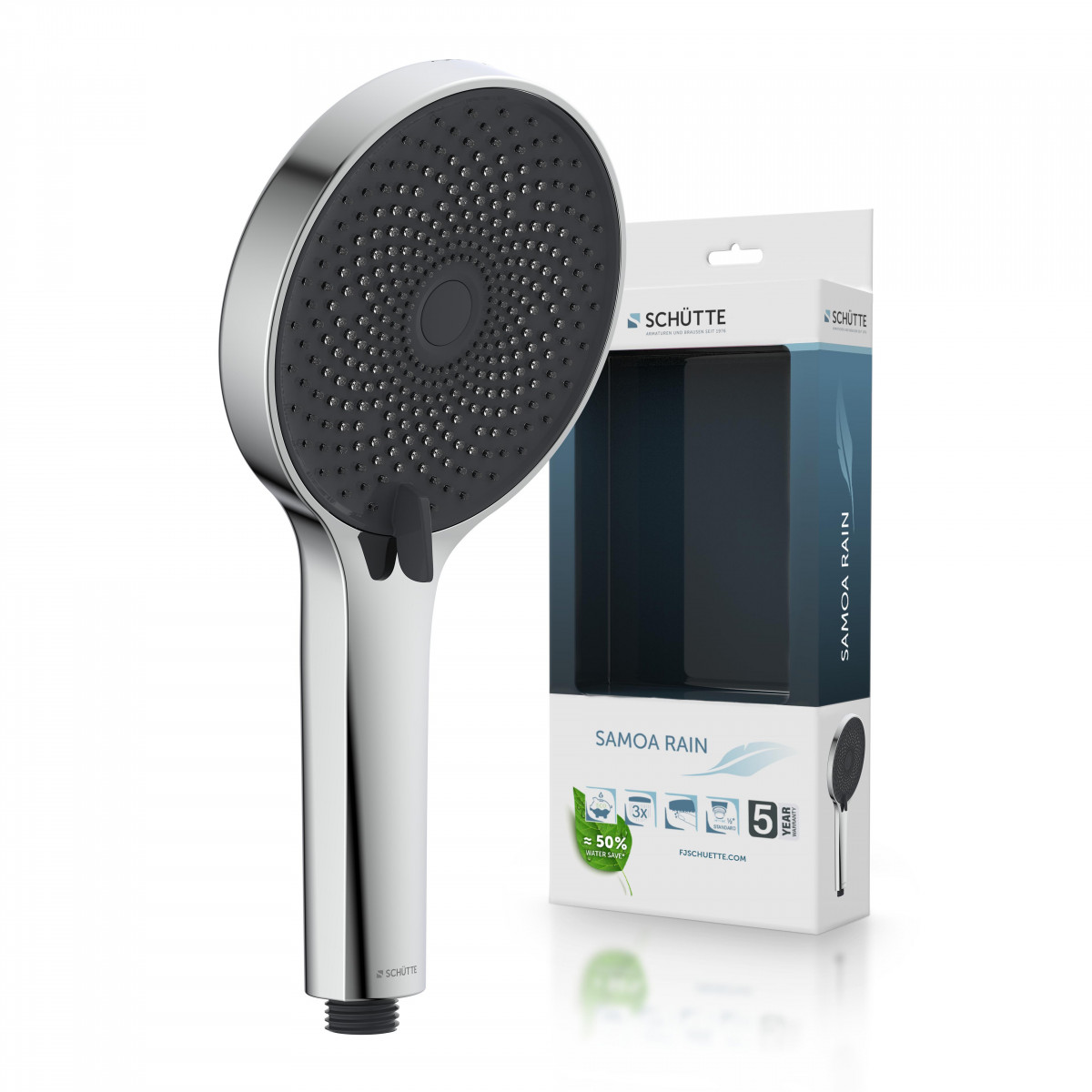 SAMOA RAIN handdouche, chroom/antraciet