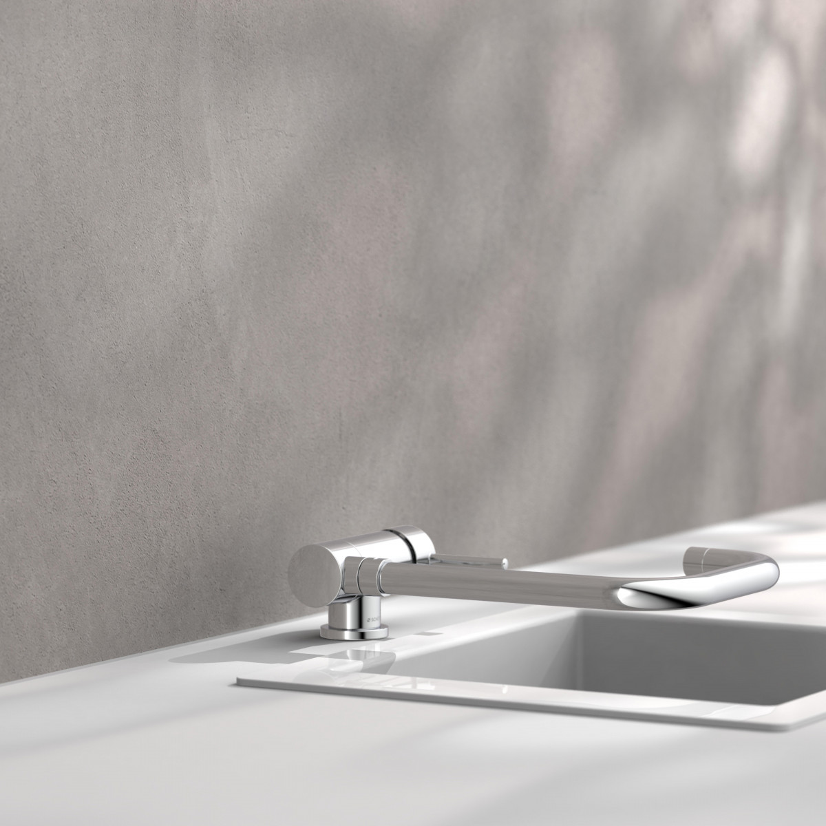 WINDOW mitigeur cuisine avec bec pliable, chromé