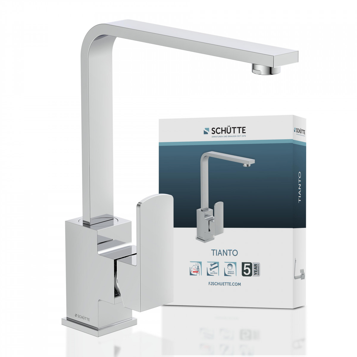 TIANTO Keukenkraan, Chroom