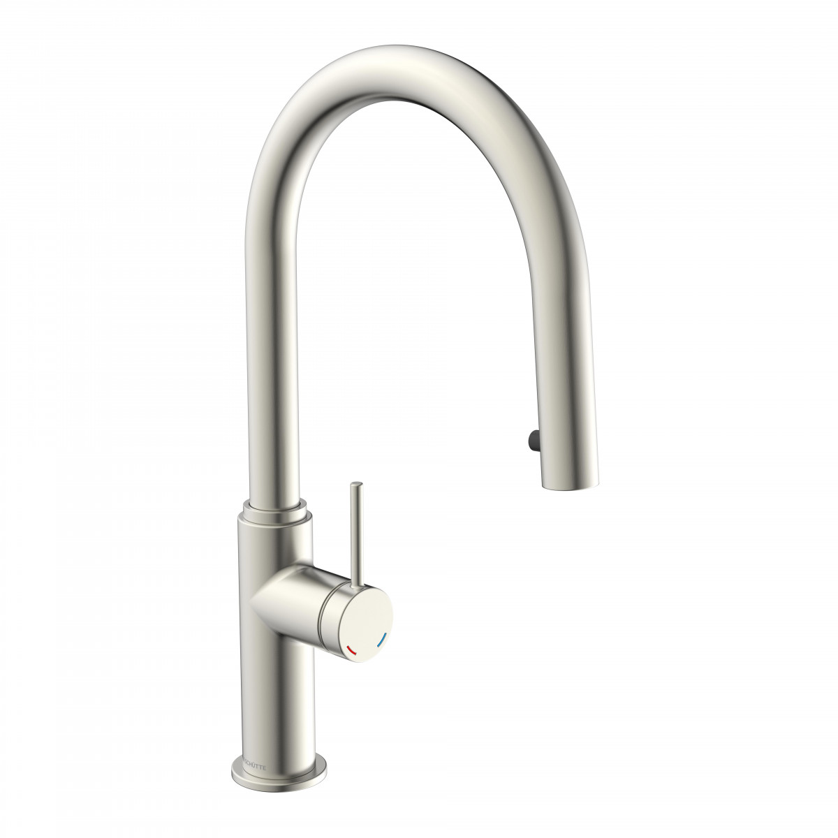 BLACKPOOL Sink mixer, stainles steel look, with pull-out spout