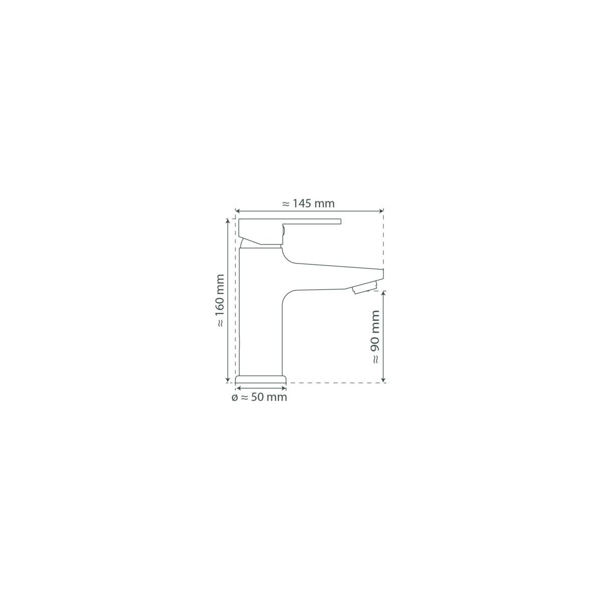 DERBY Mitigeur lavabo, Chromé