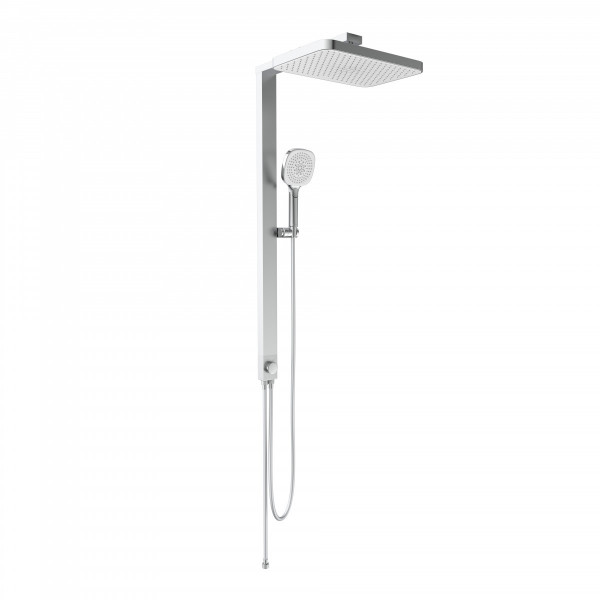 SCHÜTTE Überkopf-Brauseset LA PALMA, Chrom/Weiß