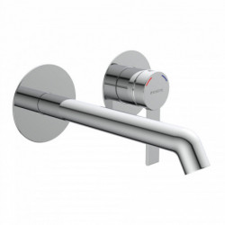 LOS ANGELES, Waschtischarmatur f&uuml;r Wandmontage, Unterputz, Chrom