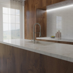 CORNWALL Spiralfeder Sp&uuml;ltischarmatur, Edelstahloptik, Niederdruck