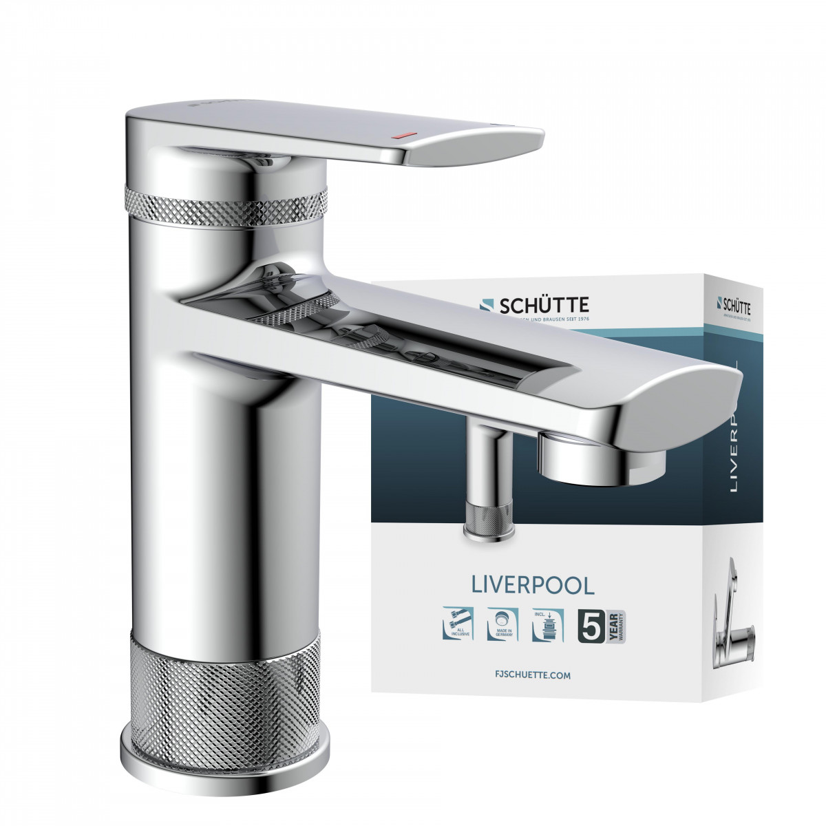 LIVERPOOL Robinetterie de lavabo, chrome