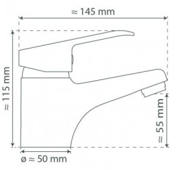 TESSA Wash basin mixer, chrome