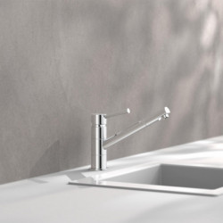 CORNWALL mengkraan keuken, chroom