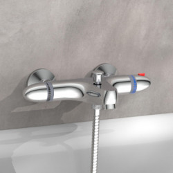 SUPRA Mitigeur thermostatique de baignoire, Chromé