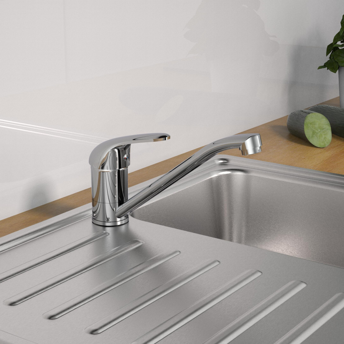 FALCON Sink mixer, chrome