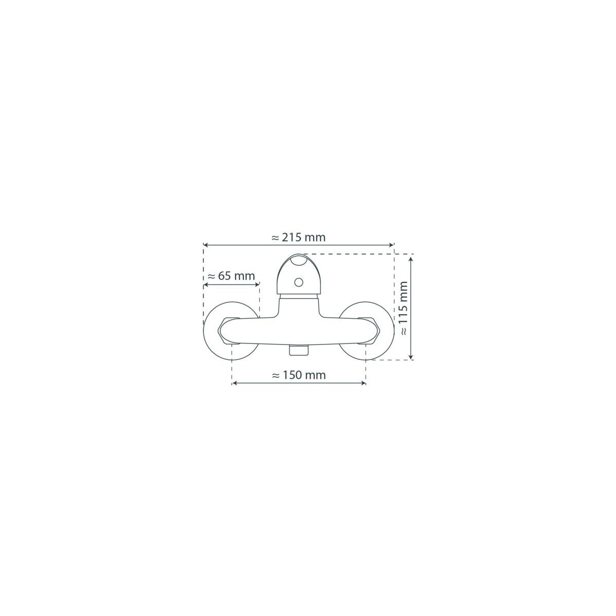 MAGNA Mitigeur de douche, chrome