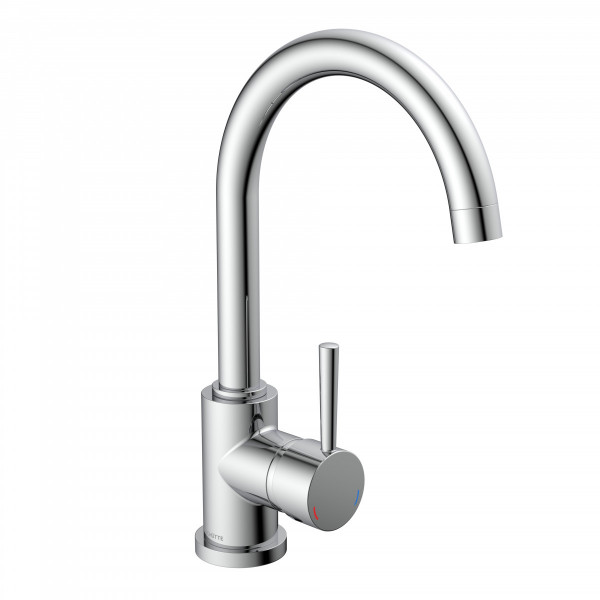 UNICORN Sp&uuml;ltischarmatur Rundbogen, Chrom