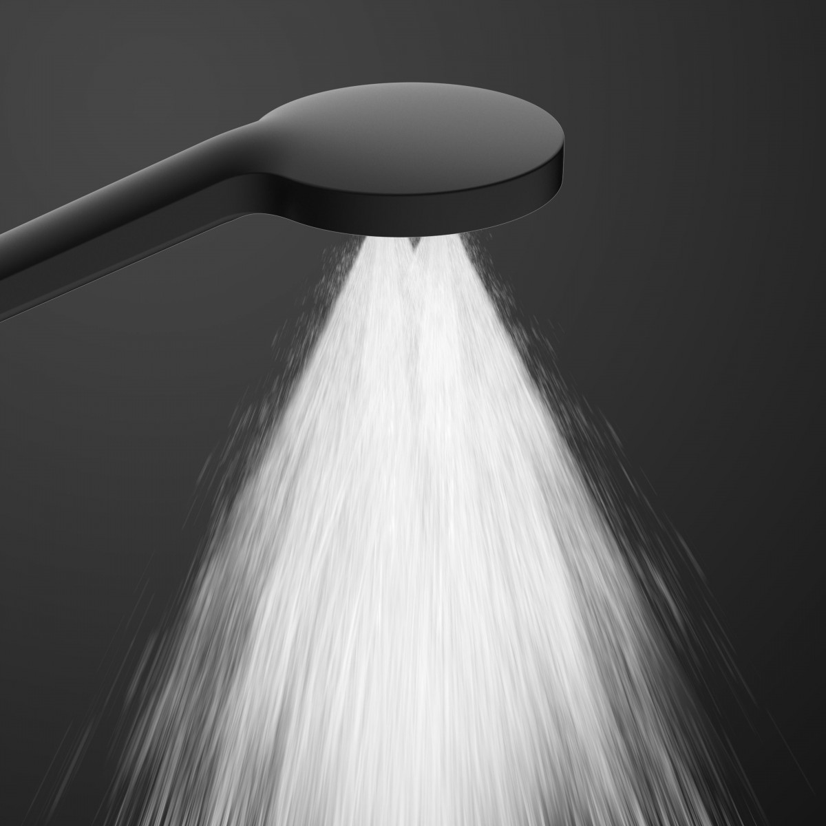 MADURA FRESH Regendusche Schwarz matt