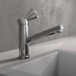 UNICORN Sp&uuml;ltischarmatur, Chrom, mit herausziehbarem Auslauf