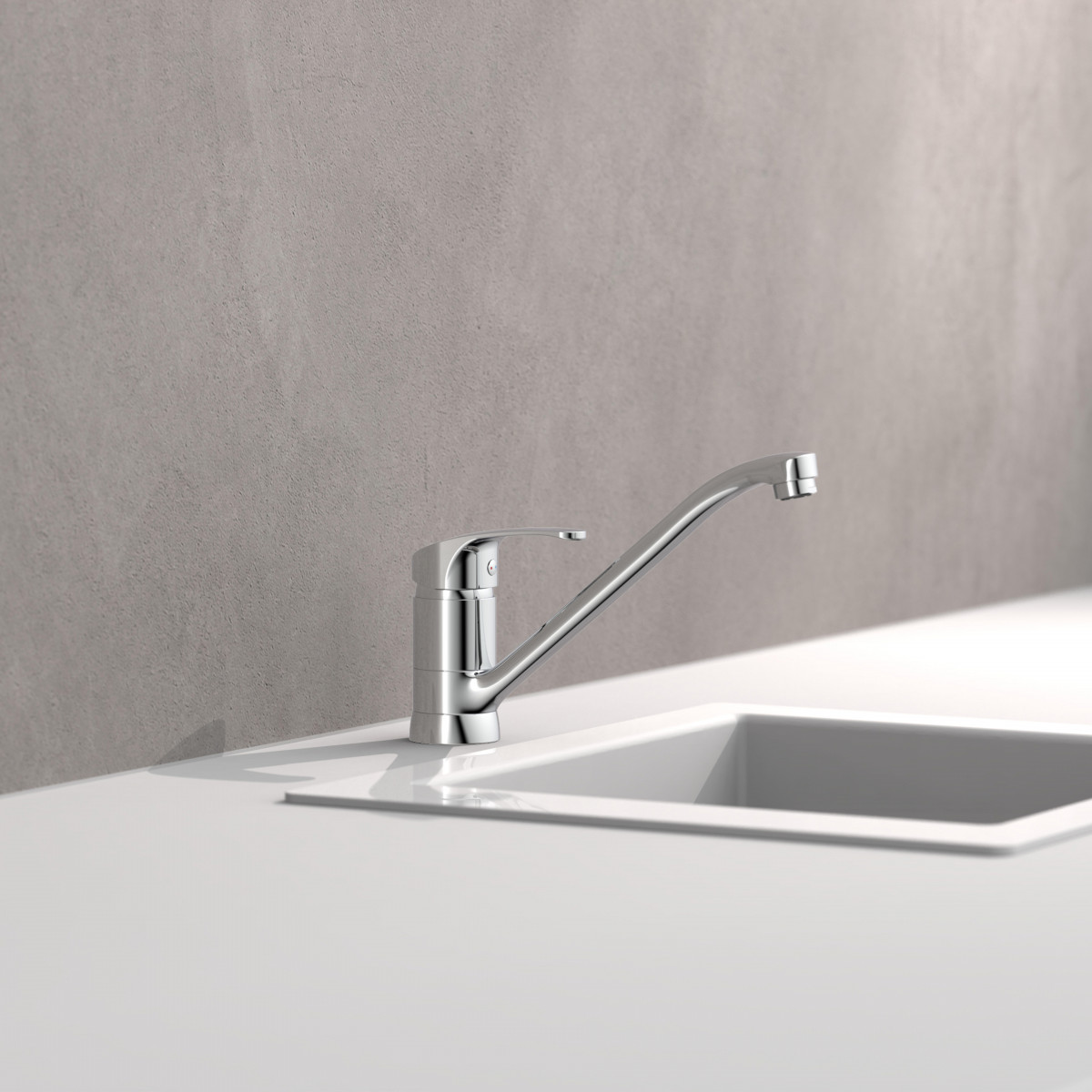 CELLINO Sink mixer low pressure, chrome