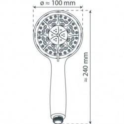 BARI Hand shower, chrome