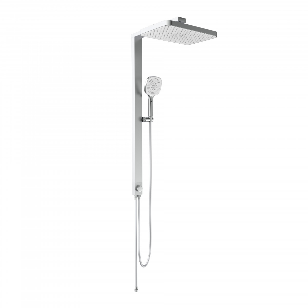 SCHÜTTE Überkopf-Brauseset LA PALMA, Chrom/Weiß