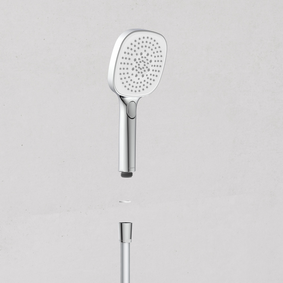 SCHÜTTE Überkopf-Brauseset LA PALMA, Chrom/Weiß