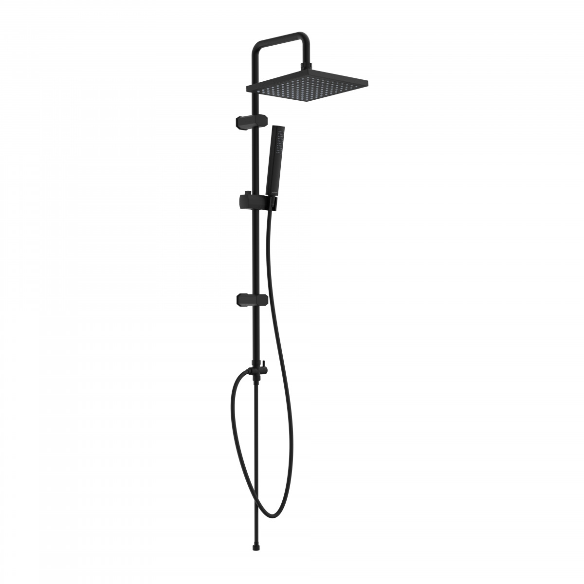 SCHÜTTE TOKYO Overhead showerset, black matt