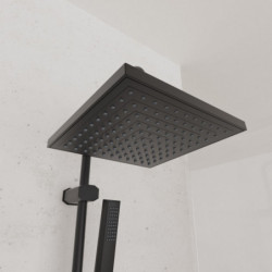 SCHÜTTE Überkopf-Brauseset TOKYO, Schwarz matt