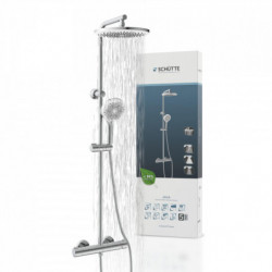 JAVA Overhead shower set, Single-lever mixer, Chrome