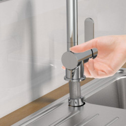 RIO Sp&uuml;ltischarmatur, Chrom, mit Montage von oben