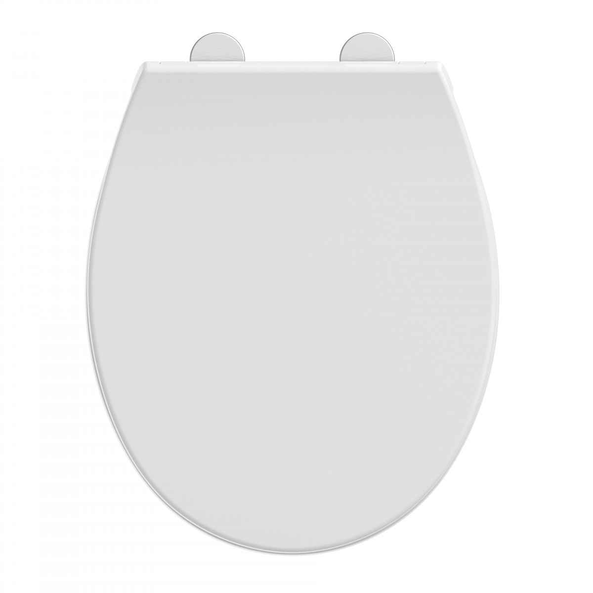 Abattant WC en Duroplast, WHITE, avec fermeture automatique et déclipsable