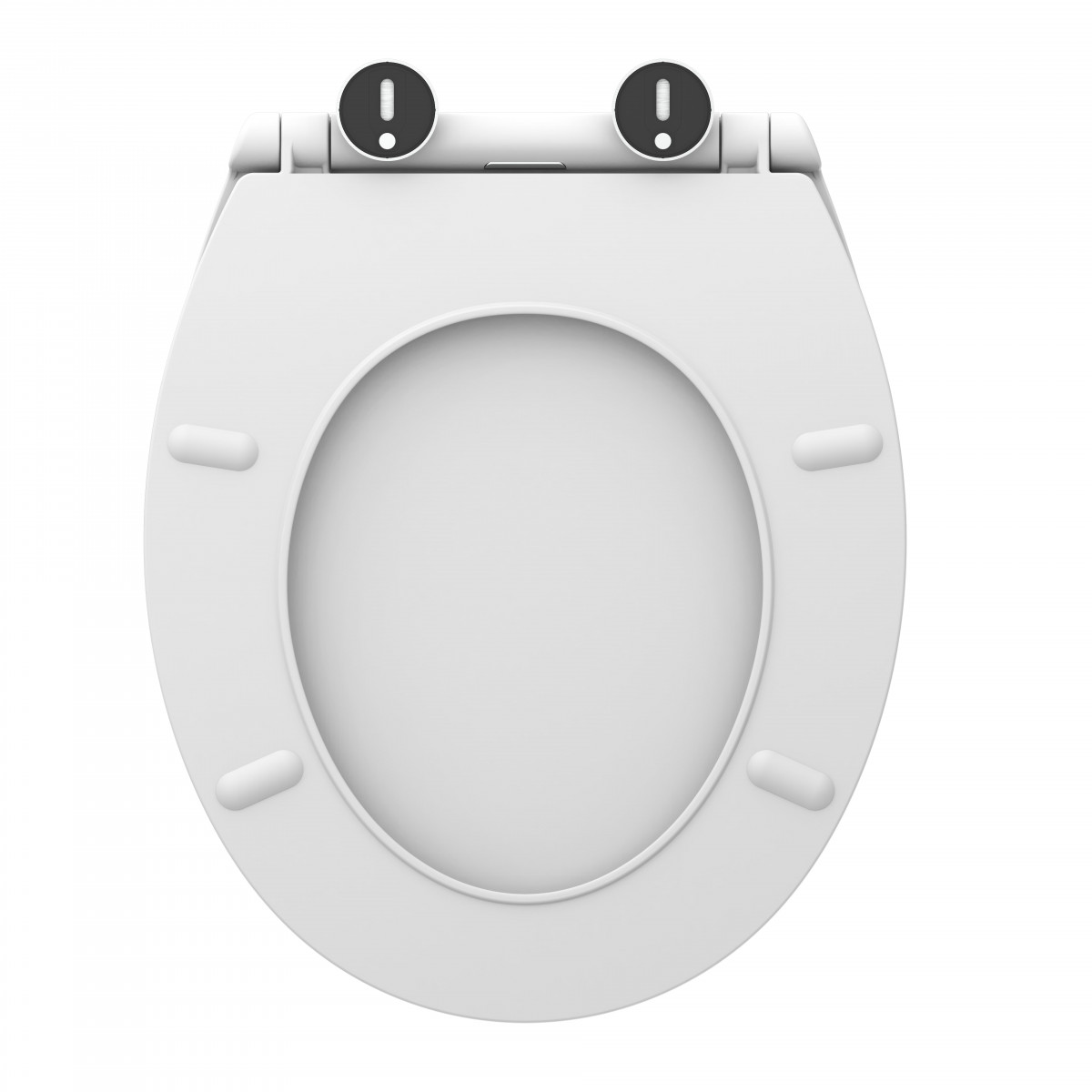 WC-Sitz, WHITE, mit Absenkautomatik und Schnellverschluss