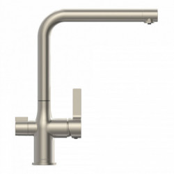 AQUASTAR PRO Mitigeur avec syst&egrave;me de filtration, Inox