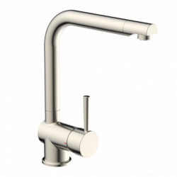 RIO Sink mixer, stainless steel look