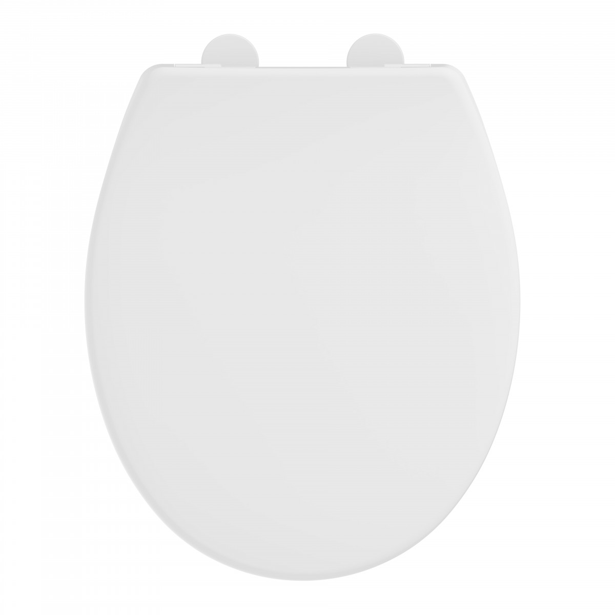 Abattant WC en duroplast WHITE PREMIUM, avec frein de chute
