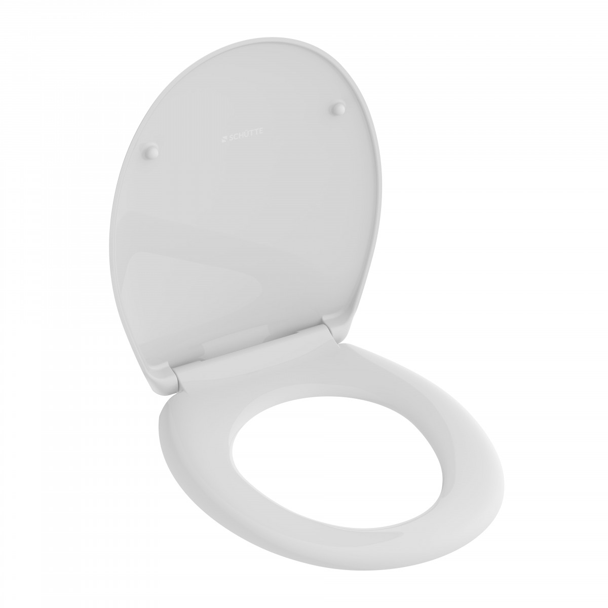 Abattant WC en duroplast WHITE PREMIUM, avec frein de chute