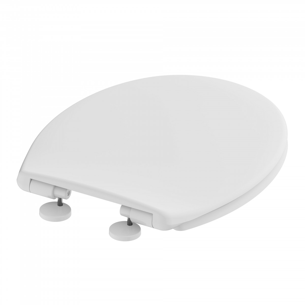 Abattant WC en duroplast WHITE PREMIUM, avec frein de chute